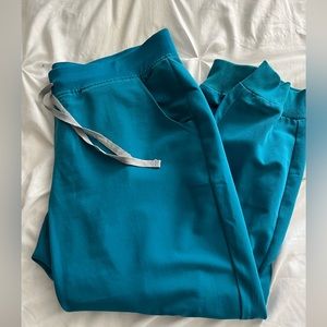 FIGS Women’s Pacific Blue Zamora Jogger Scrub Pants - Petite